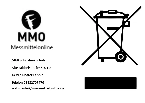 Altgeräte Entsorgungshinweis.