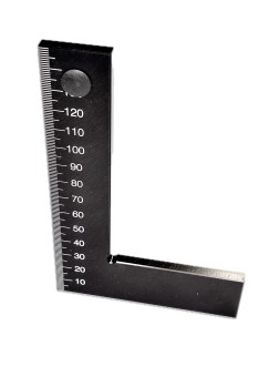 Aluminium Flachwinkel 90 Grad zum Anreißen.