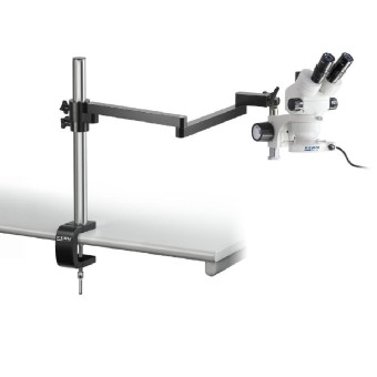 Stereomikroskop Set mit individuell einstellbarem Universal Gelenkarm und Klemme