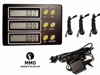 digitale 3-fach LCD-Anzeige