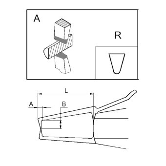 Maße analoger Außentaster