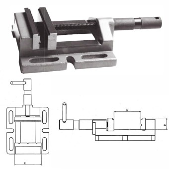 Schraubstock für Bohrmaschinen