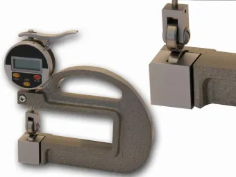 digitales Dickenmessgerät mit Rollenmessflächen
