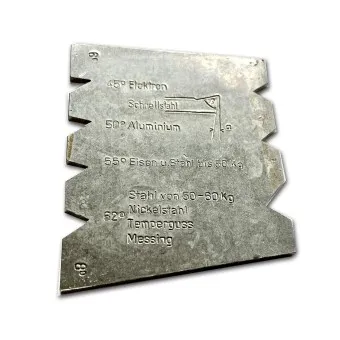 Drehstahllehre für Schnelldrehstähle