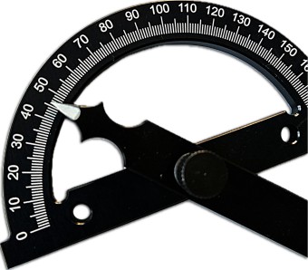 Preview: Gradmesser mit gehärteten Aluminium.