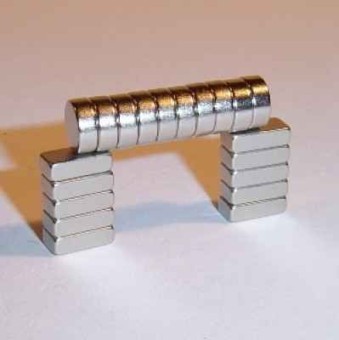 Magnet Set aus Scheiben-und Quadermagneten