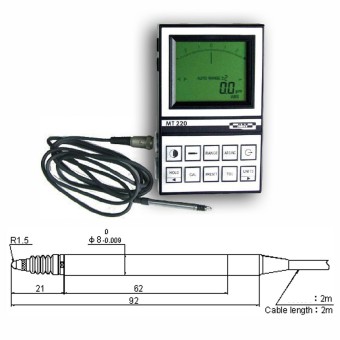 Messtaster induktiv mit 2mm Messbereich