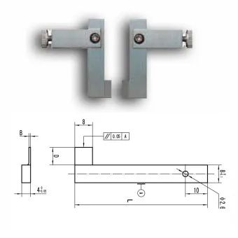 Messeinsatz zur Nutenmessung