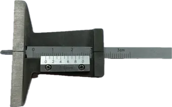 Profiltiefen Messschieber analog.