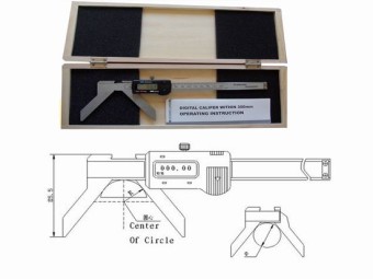 Radius Messschieber mit LCD Modul