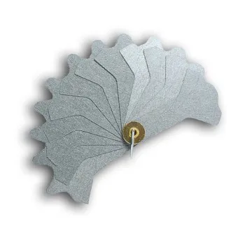 Analoge 12 teilige Schweissnahtlehre.