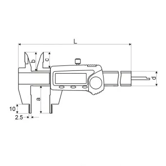 Detailzeichnung Sondermessschieber