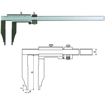 Werkstattmessschieber leichte Ausführung