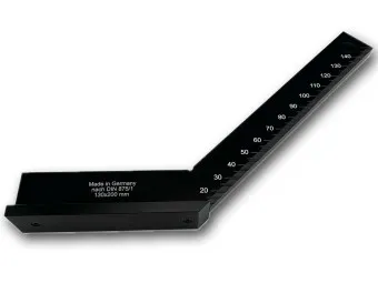 Winkel mit Anschlag aus Aluminium mit 135Grad Neigung