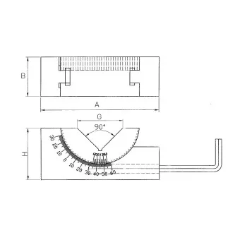 Winkelprisma aus Stahl