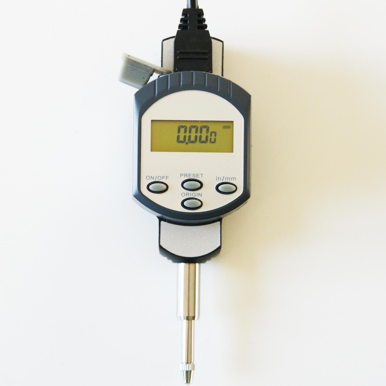 6x Dial Digital Test Indicator Messuhr Kontakt Punkt Stängel Tiefenmesser DIY 
