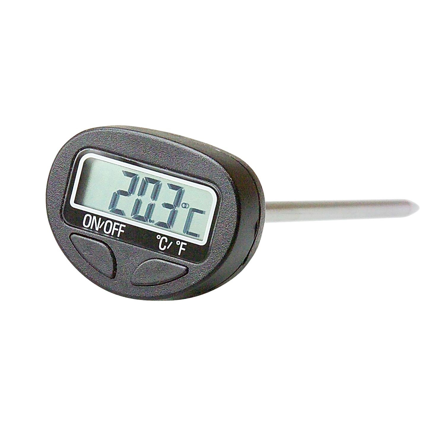 Thermometer digital mit Messstift aus nichtrostendem Stahl