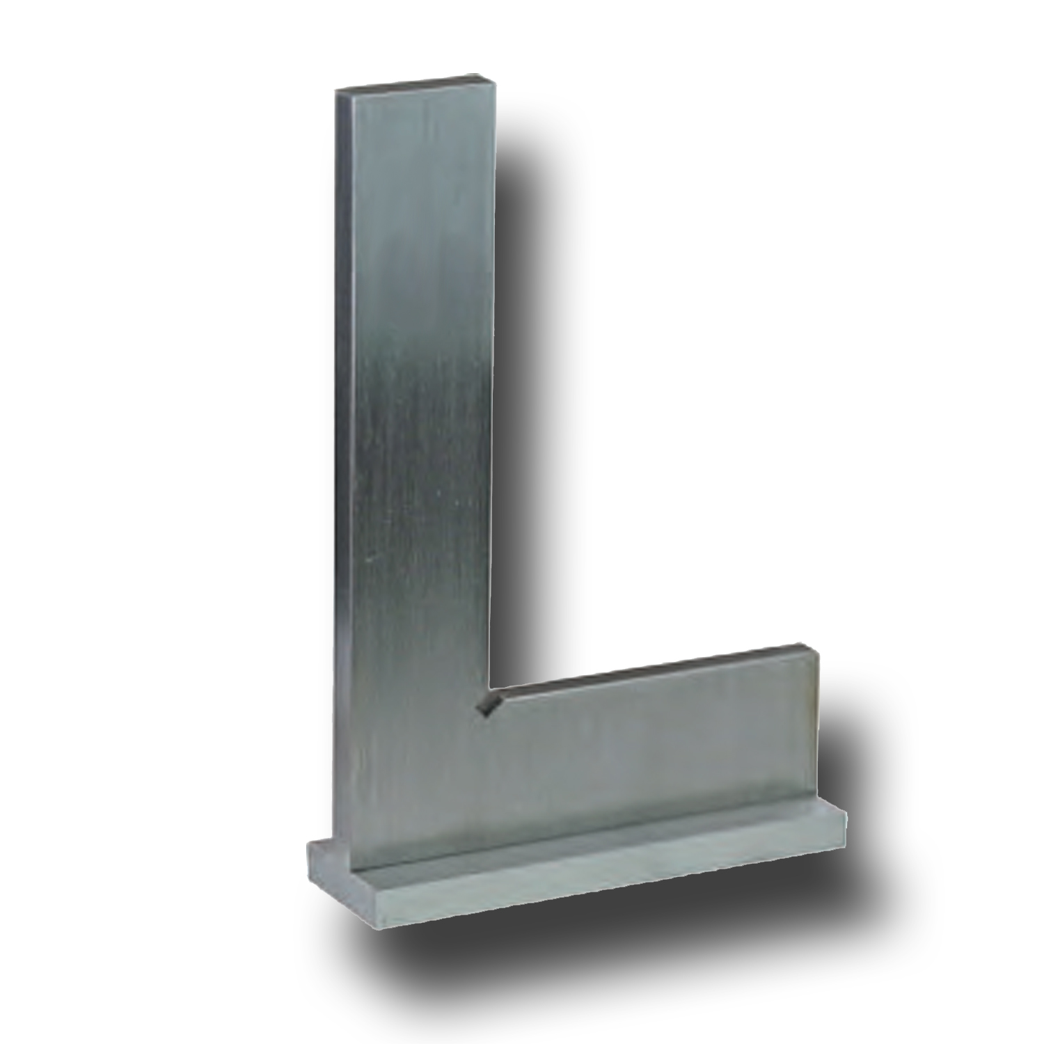 1X Stahl 90 Grad-Winkel Metric 50cm Massstab Lineal Anschlagwinkel Silber L9C4 