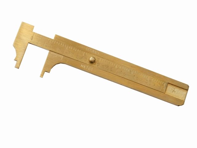 Mini Messschieber Schieblehre Messgerät Messing Messwerkzeug Messing 0-120 mm 