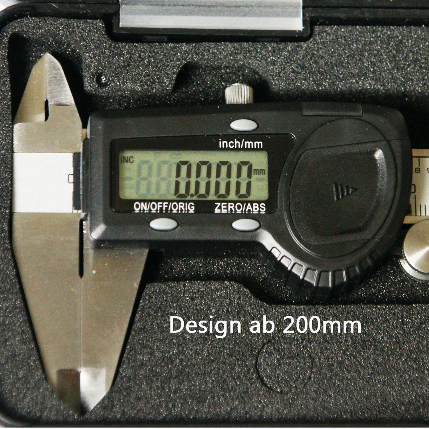 MIB 02026100 Digitaler Messschieber PRECISION 150x40mm mit