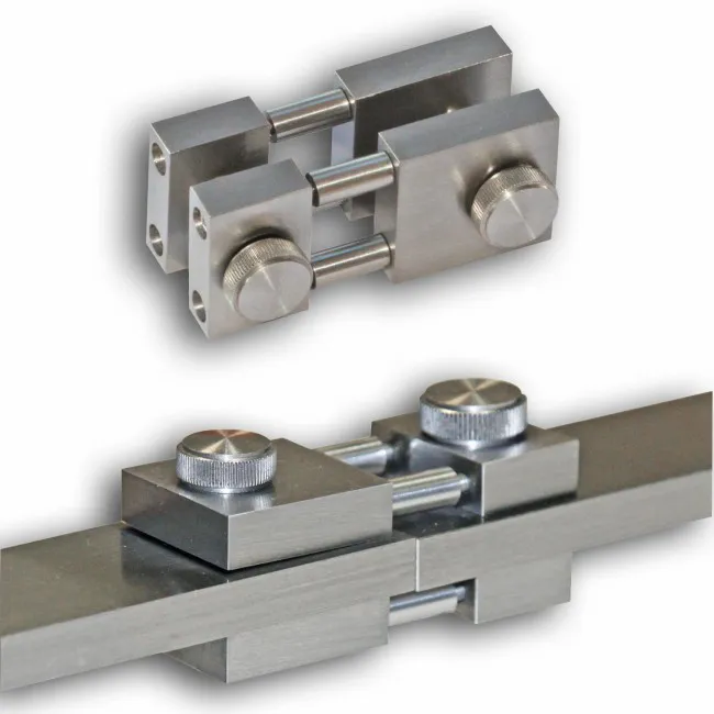 Metallverbinder für Endmasse mit Verbindungsbohrungen