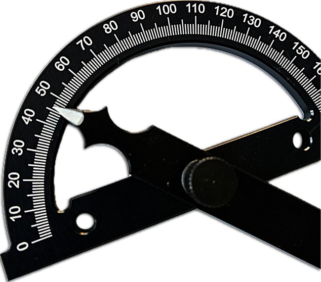 Gradmesser mit gehärteten Aluminium.