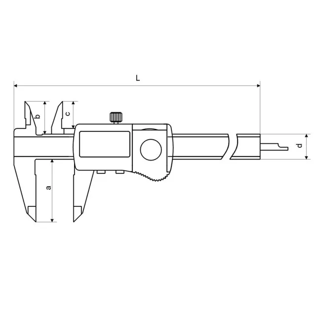 Skizze mit Abmessungen