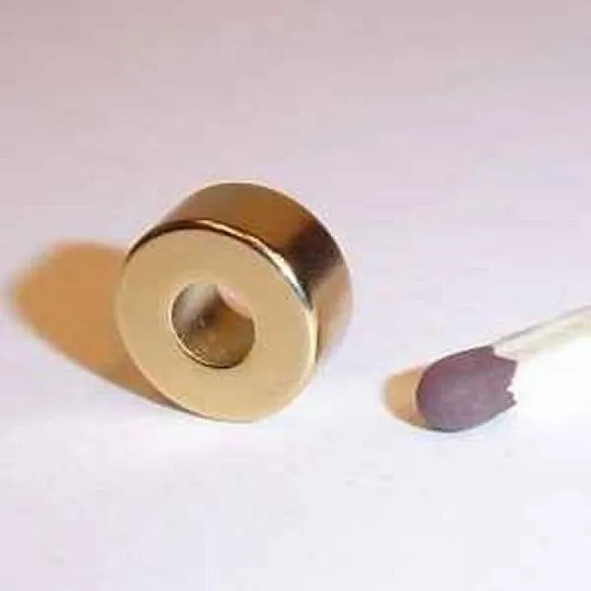 vergoldeter Ringmagnet