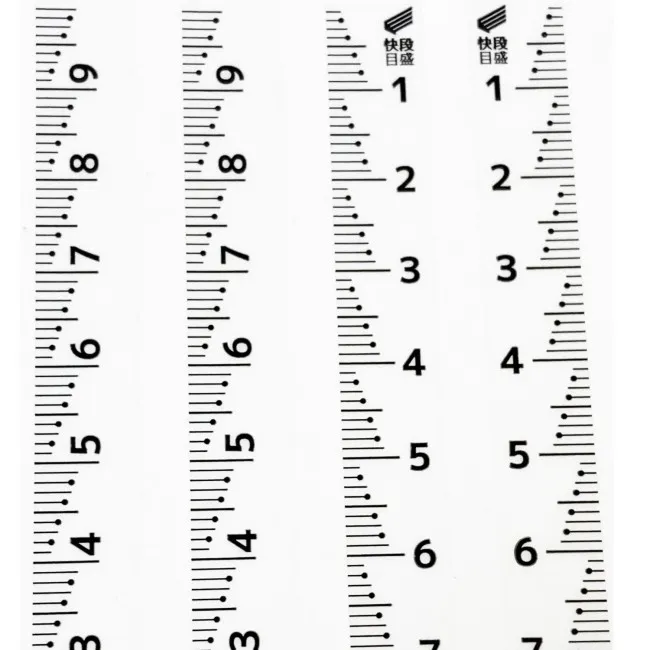 Selbstklebender PET Maßstab 100mm