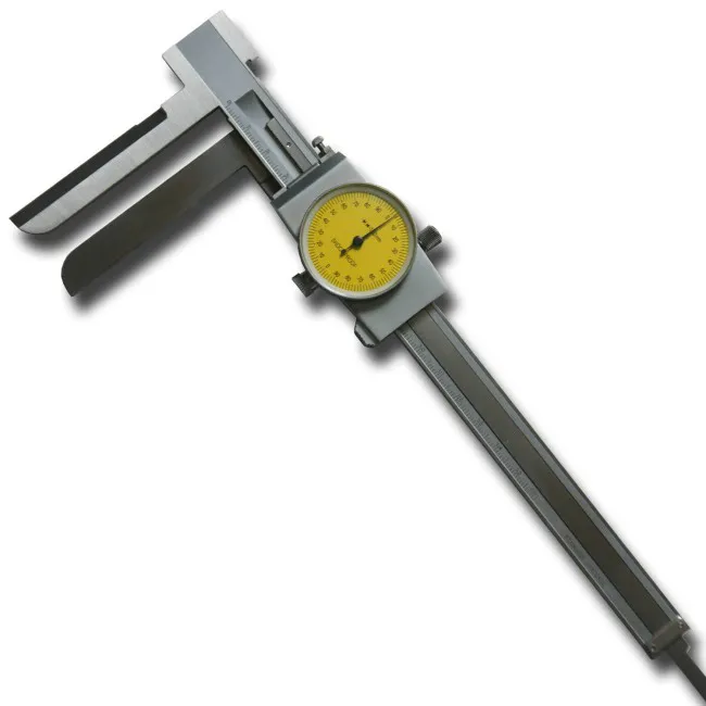 Uhrenmessschieber 150mm zur Nutenmessung.