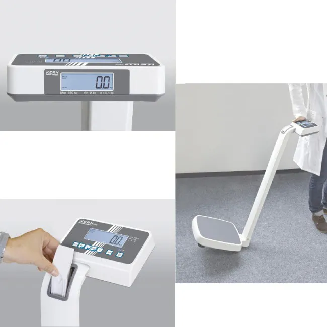 Stativ mit integriertem, ausziehbaren Größenmessstab 