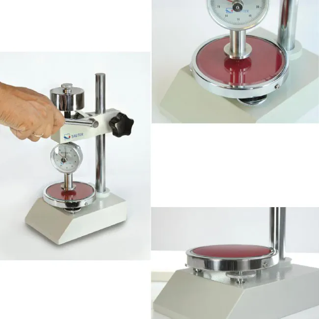 Prüfstand mit Glasplatte