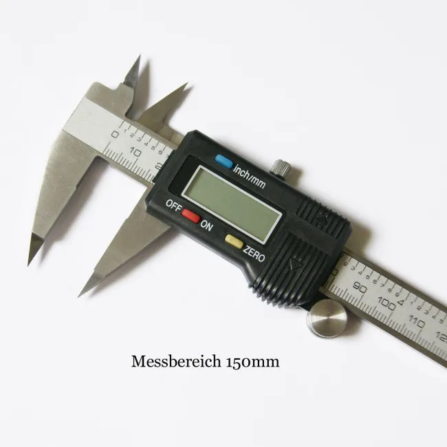Punktmessschieber digital mit 150mm Messbereich.
