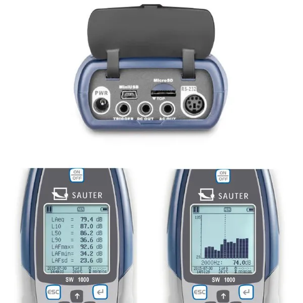 Track-Funktion mit graphischer Darstellung einer Messung